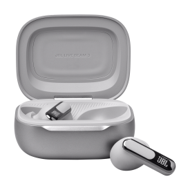 Безжични слушалки JBL Live Beam 3, Silver