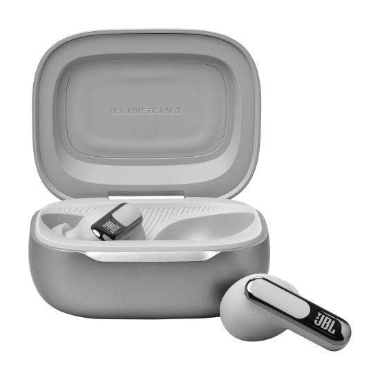 Безжични слушалки JBL Live Beam 3, Silver