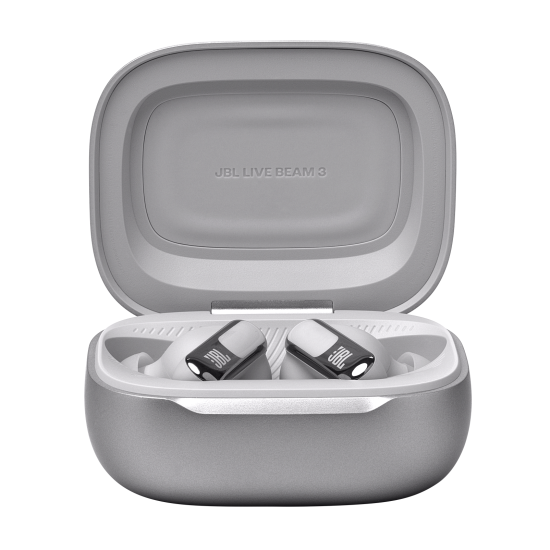 Безжични слушалки JBL Live Beam 3, Silver