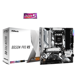 Дънна платка ASRock B650M PRO RS, mATX, AM5, DDR5, PCIe 4.0, USB Type-C