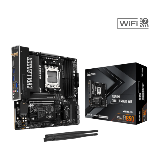 Дънна платка ASRock B850M CHALLENGER WIFI socket AM5