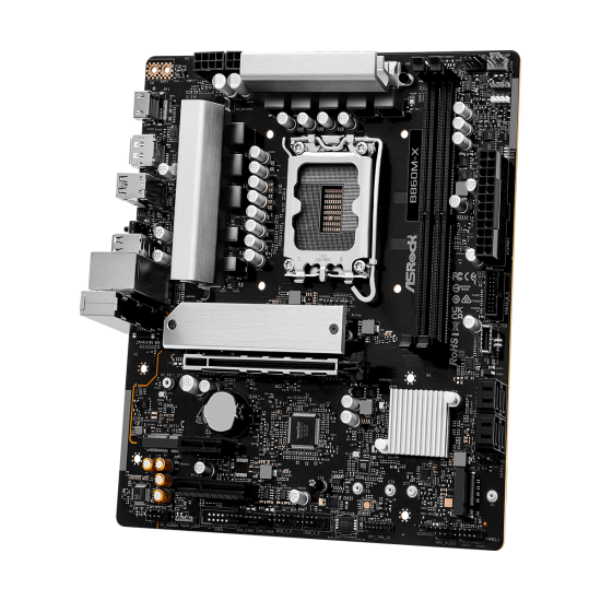 Дънна платка ASRock B860M-X, mATX, LGA1851, DDR5, PCIe 4.0