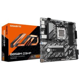 Дънна платка GIGABYTE B850M D3HP, mATX, AM5, DDR5, PCIe 5.0