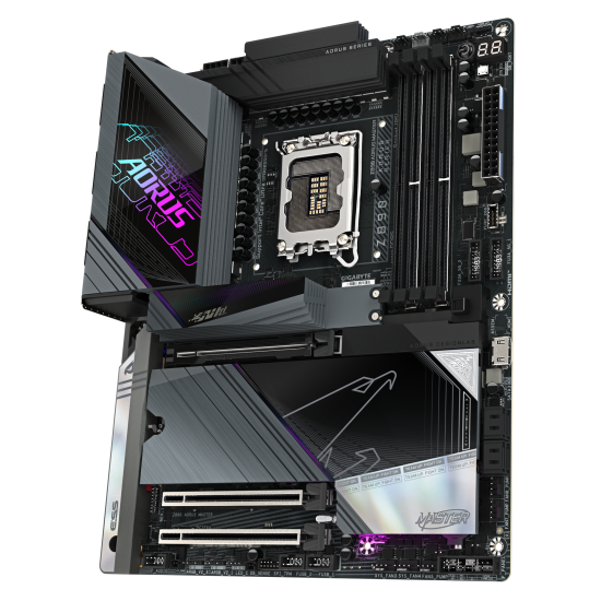 Дънна платка GIGABYTE Z890 AORUS MASTER, ATX, LGA1851, DDR5, PCIe 5.0, Wi-Fi 7