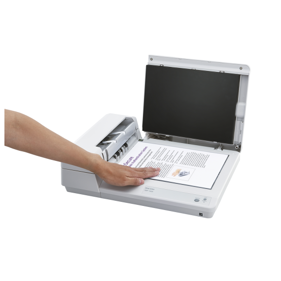 Скенер Ricoh SP-1425 комбиниран с настолен, 25ppm, Duplex ADF, LED, USB 2.0