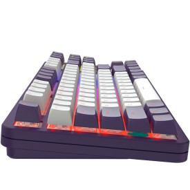 Клавиатура Dark Project ALU87A Violet, RGB, TKL, White