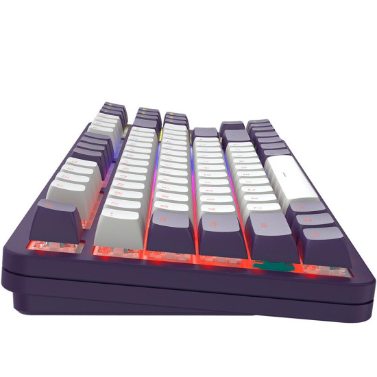 Клавиатура Dark Project ALU87A Violet, RGB, TKL, White