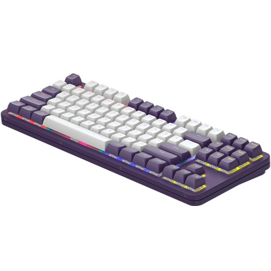 Клавиатура Dark Project ALU87A Violet, RGB, TKL, White