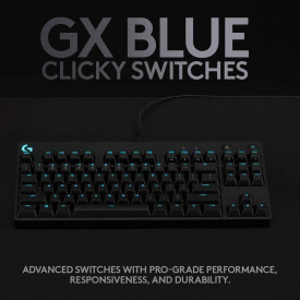 Клавиатура Logitech G Pro Clicky RGB, Black