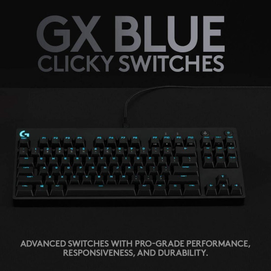 Клавиатура Logitech G Pro Clicky RGB, Black
