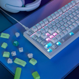 Клавиатура Logitech G316 X 75, 75%, Hot-Swappable Tactile Switch, RGB, White (920-014319)