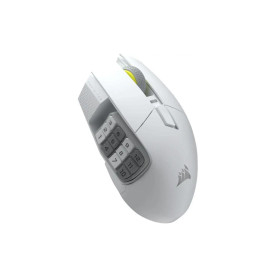 Безжична мишка CORSAIR SCIMITAR ELITE Wireless SE, 33000 DPI, White