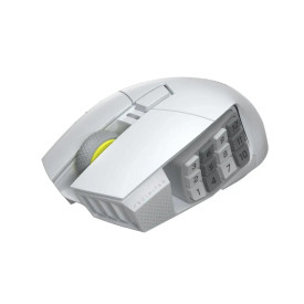 Безжична мишка CORSAIR SCIMITAR ELITE Wireless SE, 33000 DPI, White