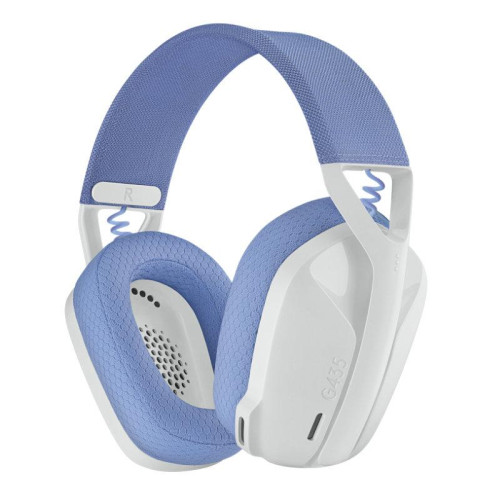 Безжични слушалки Logitech G435 Lightspeed Wireless, USB, White