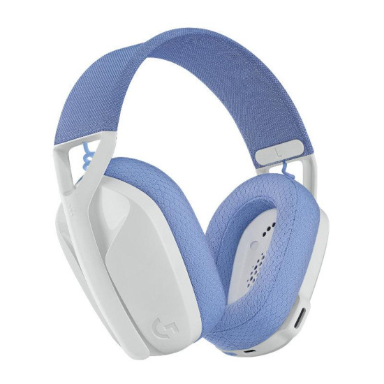 Безжични слушалки Logitech G435 Lightspeed Wireless, USB, White