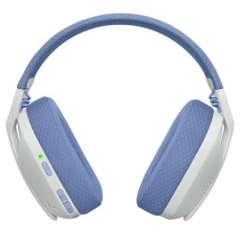 Безжични слушалки Logitech G435 Lightspeed Wireless, USB, White