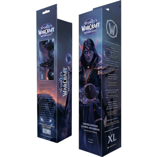 Подложка за мишка Blizzard World of Warcraft Midnight - Xal'atath XL, 900x420x4 mm (FBLMPWOWMNXTH25XL)