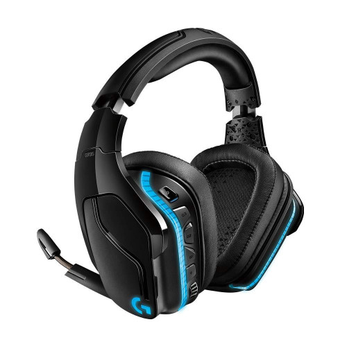 Безжични слушалки Logitech G935, 7.1 Surround, Lightsync, USB, Black