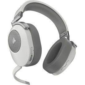 Безжични слушалки Corsair HS65 WIRELESS Gaming Headset, Carbon, White