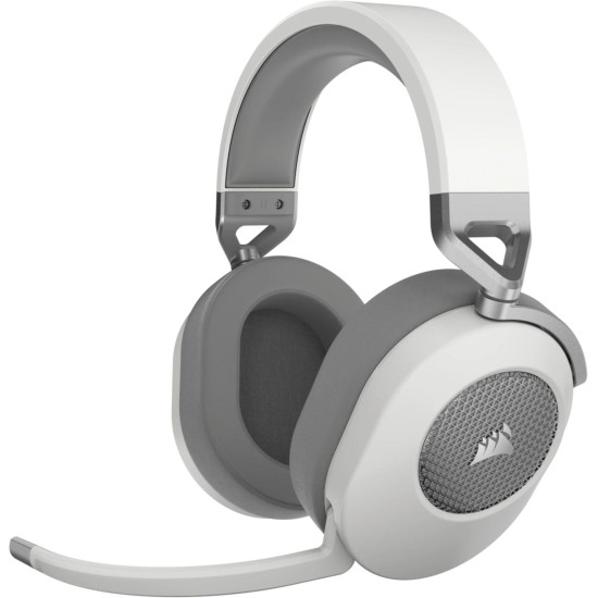 Безжични слушалки Corsair HS65 WIRELESS Gaming Headset, Carbon, White