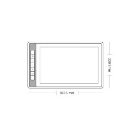 Графичен таблет HUION Kamvas Pro 13, 13.3 инча, 2.5K 2560 x 1600, Black