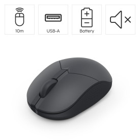 Безжична мишка HAMA WM-150, мини, 3 бутона, тиха, Black
