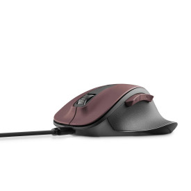 Безжична мишка HAMA WM-500 Recharge, 6 бутона, тиха, Wine
