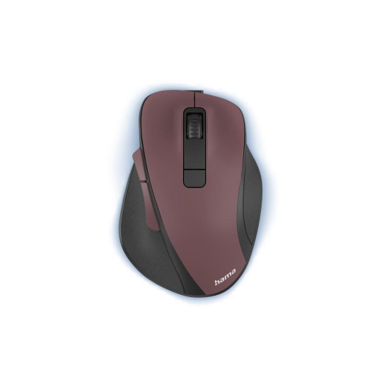 Безжична мишка HAMA WM-500 Recharge, 6 бутона, тиха, Wine