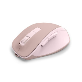 Безжична мишка HAMA WM-500 Recharge, 6 бутона, тиха, Pink