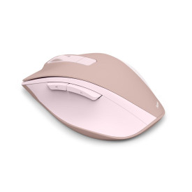 Безжична мишка HAMA WM-500 Recharge, 6 бутона, тиха, Pink