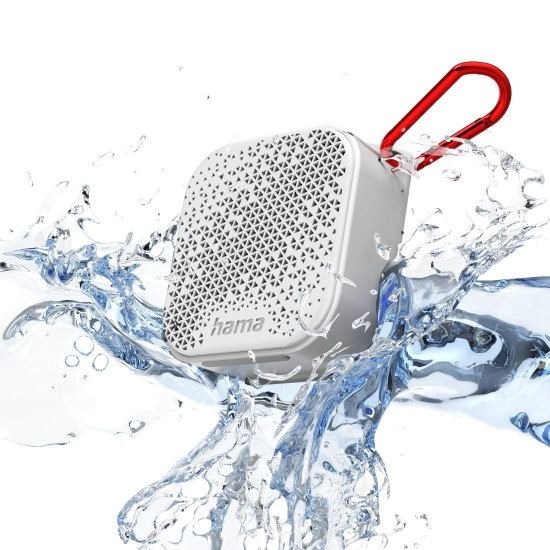 Преносима тонколона HAMA Pocket 3.0, Водоустойчива, 3.5W, White