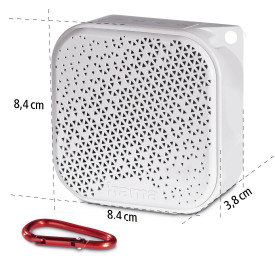 Преносима тонколона HAMA Pocket 3.0, Водоустойчива, 3.5W, White