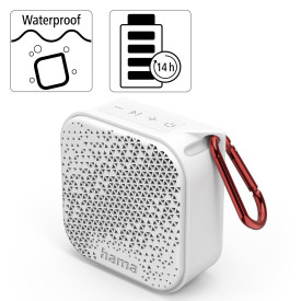 Преносима тонколона HAMA Pocket 3.0, Водоустойчива, 3.5W, White