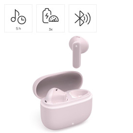 Безжични слушалки Hama Freedom Light II, Pink