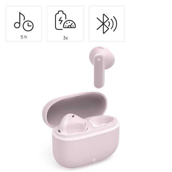 Безжични слушалки Hama Freedom Light II, Pink