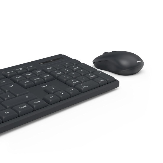 Комплект клавиатура и мишка HAMA WKM-200, HAMA-173056, Black