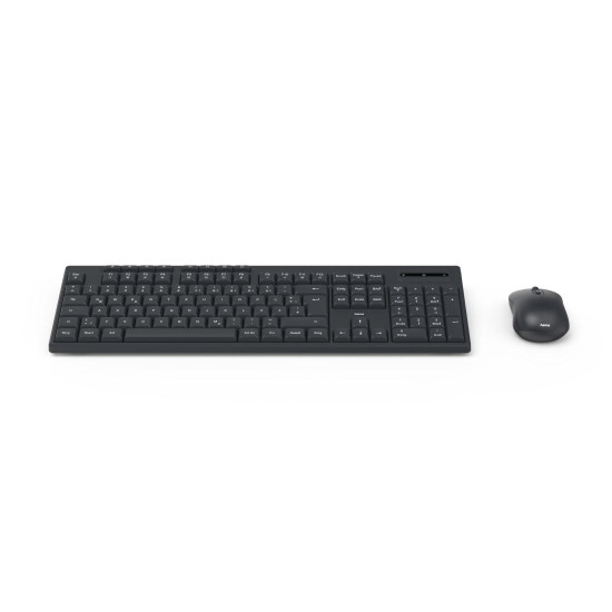 Комплект клавиатура и мишка HAMA WKM-200, HAMA-173056, Black
