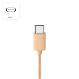 Слушалки HAMA Fun C, USB-C, Orange