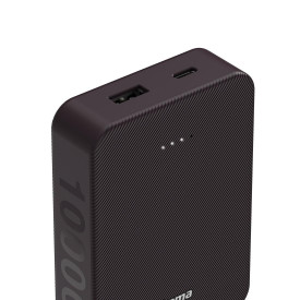 Външна батерия HAMA Colour 10, 10000 mAh, 201712, Dark Red