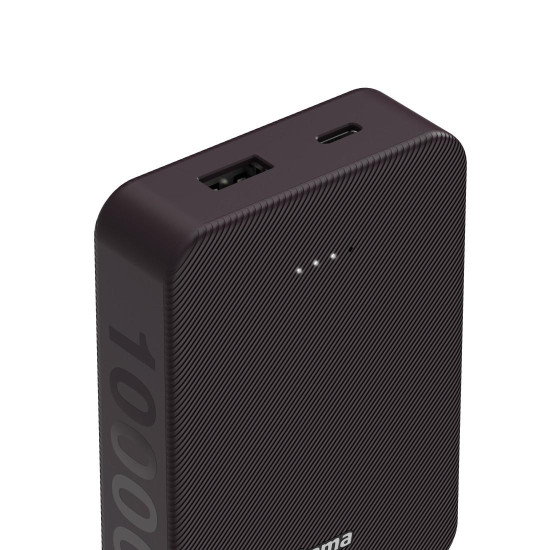 Външна батерия HAMA Colour 10, 10000 mAh, 201712, Dark Red
