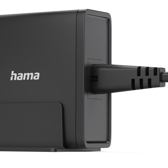 Зарядна станция HAMA 200019, 140W GaN, 3x USB-C, Power Delivery (PD)