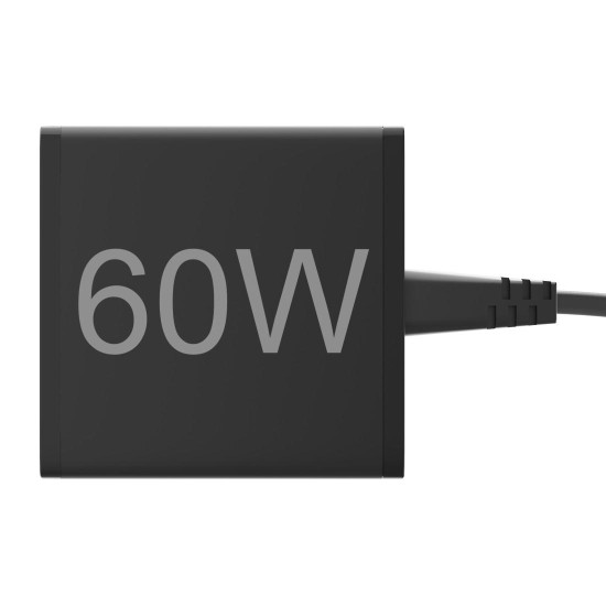 Зарядна станция HAMA 201628, 4 порта, 60W, 2 x USB-C, 2 x USB-A, PD, Fast Charge