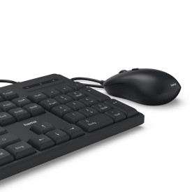 Комплект клавиатура и мишка HAMA CKM-200, USB-C, Black