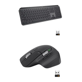 Комплект клавиатура и мишка Logitech MX Keys S Combo, Black
