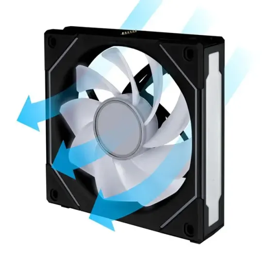 Комплект вентилатори Lian-Li UNI SL-INF 120 ARGB Reverse Blade PWM + Контролер - Black