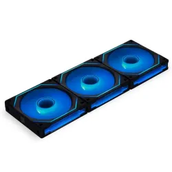Комплект вентилатори Lian-Li UNI SL-INF 120 ARGB Reverse Blade PWM + Контролер - Black