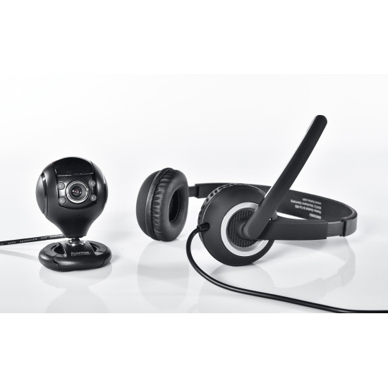 Комплект слушалки и уеб камера HAMA HS-P150, HAMA-139998