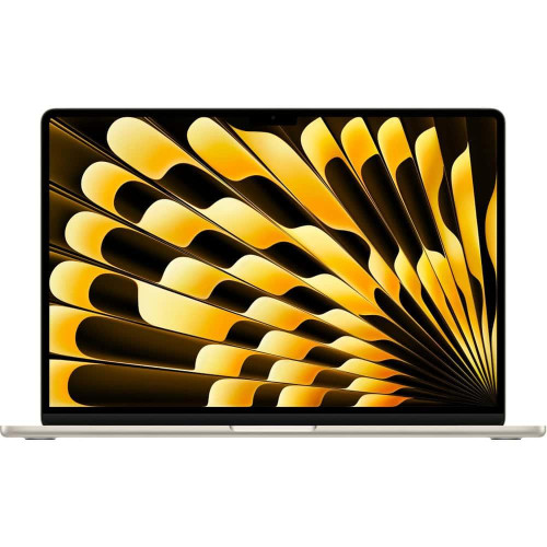 Лаптоп Apple MacBook Air 15 2025, Starlight, 15.3 инча, 2880 x 1864, Apple M4 10C, GPU Apple M4, 16GB RAM, 512GB SSD, macOS Sequoia