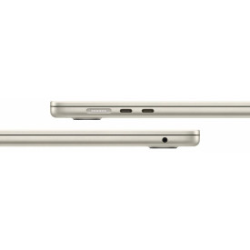 Лаптоп Apple MacBook Air 15 2025, Starlight, 15.3 инча, 2880 x 1864, Apple M4 10C, GPU Apple M4, 16GB RAM, 512GB SSD, macOS Sequoia