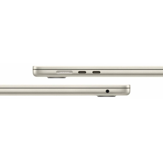 Лаптоп Apple MacBook Air 15 2025, Starlight, 15.3 инча, 2880 x 1864, Apple M4 10C, GPU Apple M4, 16GB RAM, 512GB SSD, macOS Sequoia